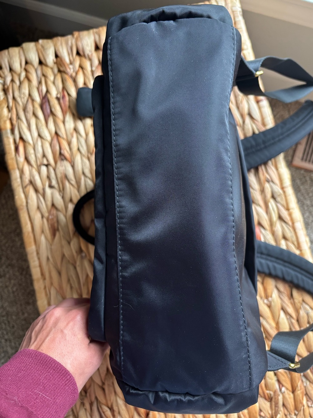 TUMI Voyageur Carson Laptop Backpack, Black With Gold Hardware - Picture 13 of 16